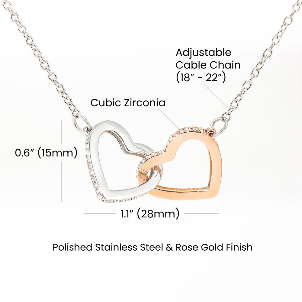 SiorJewelry - Interlocking Hearts Necklace